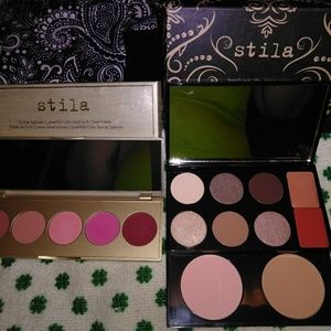 Stila eyeshadow blush pallet bundle